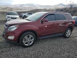 Salvage cars for sale at Reno, NV auction: 2016 Chevrolet Equinox LT