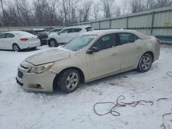 Salvage cars for sale at Ellwood City, PA auction: 2015 Chevrolet Malibu LS