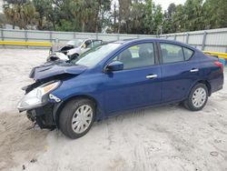 Salvage cars for sale at Fort Pierce, FL auction: 2018 Nissan Versa S