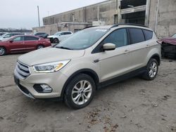 Salvage cars for sale at Fredericksburg, VA auction: 2017 Ford Escape SE