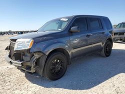 Salvage cars for sale at San Antonio, TX auction: 2013 Honda Pilot LX