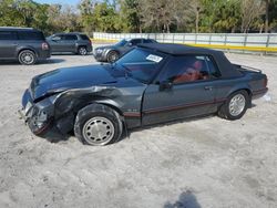 Salvage cars for sale at Fort Pierce, FL auction: 1989 Ford Mustang LX