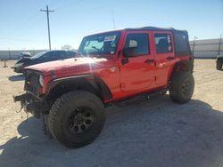 Salvage cars for sale at Andrews, TX auction: 2016 Jeep Wrangler Unlimited Rubicon