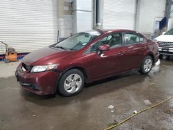 Salvage cars for sale at Ham Lake, MN auction: 2013 Honda Civic LX