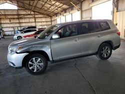 Toyota Highlander Base salvage cars for sale: 2011 Toyota Highlander Base