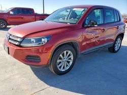 Salvage cars for sale at Grand Prairie, TX auction: 2014 Volkswagen Tiguan S