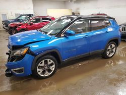 Salvage cars for sale at Davison, MI auction: 2021 Jeep Compass Limited