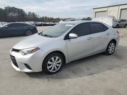 Salvage Cars with No Bids Yet For Sale at auction: 2015 Toyota Corolla L