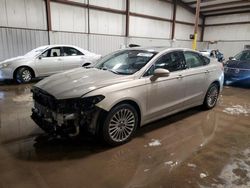 Ford salvage cars for sale: 2015 Ford Fusion Titanium