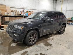 Salvage cars for sale at Milwaukee, WI auction: 2016 Jeep Grand Cherokee Limited