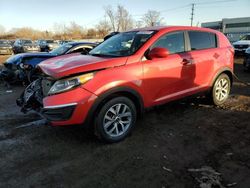 Salvage cars for sale from Copart Chicago Heights, IL: 2015 KIA Sportage LX