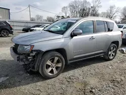 Jeep salvage cars for sale: 2016 Jeep Compass Latitude