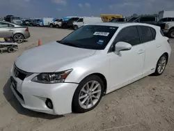 Salvage cars for sale at Houston, TX auction: 2013 Lexus CT 200