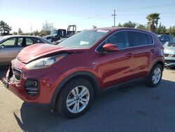 Salvage cars for sale at San Martin, CA auction: 2017 KIA Sportage LX