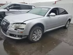 Audi a8 salvage cars for sale: 2008 Audi A8 4.2 Quattro