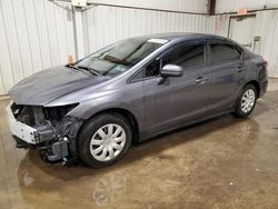 Honda salvage cars for sale: 2014 Honda Civic LX