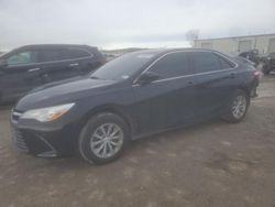 Salvage cars for sale at Kansas City, KS auction: 2017 Toyota Camry LE