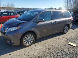 Toyota salvage cars for sale: 2011 Toyota Sienna XLE