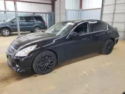 Salvage cars for sale at Mocksville, NC auction: 2011 Infiniti G37