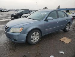 Salvage cars for sale from Copart Woodhaven, MI: 2010 Hyundai Sonata GLS