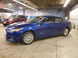 Salvage cars for sale from Copart Wheeling, IL: 2014 Ford Fusion SE Hybrid