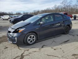 Salvage cars for sale at Ellwood City, PA auction: 2015 Toyota Prius