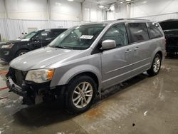 Salvage cars for sale at Wayland, MI auction: 2014 Dodge Grand Caravan SXT