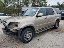 Salvage cars for sale at Houston, TX auction: 2006 Toyota Sequoia Limited