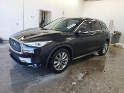 Salvage cars for sale at Madisonville, TN auction: 2021 Infiniti QX50 Luxe