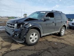 Salvage cars for sale at Woodhaven, MI auction: 2009 Ford Escape XLT