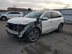 Salvage cars for sale at Glassboro, NJ auction: 2017 Acura MDX Advance