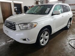 Salvage cars for sale at Pekin, IL auction: 2010 Toyota Highlander Limited