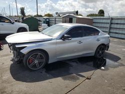 Infiniti Vehiculos salvage en venta: 2019 Infiniti Q50 Luxe