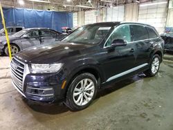 Salvage cars for sale at Woodhaven, MI auction: 2018 Audi Q7 Premium Plus