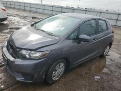 Salvage cars for sale at Elgin, IL auction: 2015 Honda FIT LX