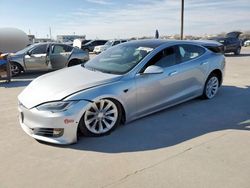 Salvage cars for sale at Grand Prairie, TX auction: 2018 Tesla Model S