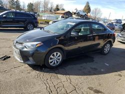 Salvage cars for sale at Denver, CO auction: 2015 Toyota Corolla L