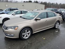 Volkswagen salvage cars for sale: 2015 Volkswagen Passat S