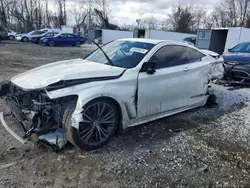 Salvage cars for sale at Baltimore, MD auction: 2017 Infiniti Q60 Base