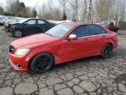 Salvage cars for sale at Portland, OR auction: 2008 Mercedes-Benz C300