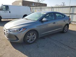 Salvage cars for sale at Glassboro, NJ auction: 2018 Hyundai Elantra SEL