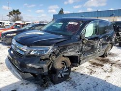 Salvage cars for sale at Woodhaven, MI auction: 2021 Honda Pilot EXL