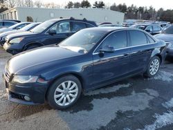 Salvage cars for sale at Exeter, RI auction: 2011 Audi A4 Premium Plus