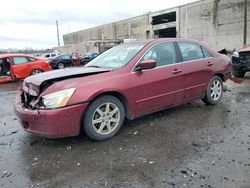 Salvage cars for sale at Fredericksburg, VA auction: 2004 Honda Accord EX