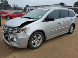 Salvage cars for sale from Copart Longview, TX: 2012 Honda Odyssey Touring