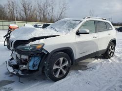 Salvage cars for sale at Leroy, NY auction: 2019 Jeep Cherokee Limited