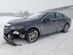 Salvage cars for sale at Columbia Station, OH auction: 2017 Chevrolet Malibu LT