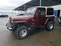 Jeep salvage cars for sale: 2002 Jeep Wrangler / TJ X