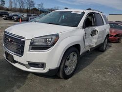 Salvage cars for sale at Spartanburg, SC auction: 2017 GMC Acadia Limited SLT-2