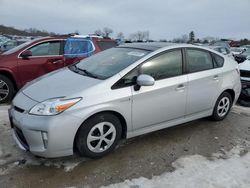 Salvage cars for sale at West Warren, MA auction: 2015 Toyota Prius